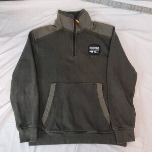 ZARA Kids Quarter-Zip Sweatshirt – Green – Size 9-10 (140 cm)